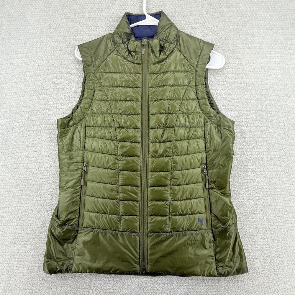 Mountain Hardwear Ghost Shadow Vest Womens M Green PrimaLoft Puffer Insulated